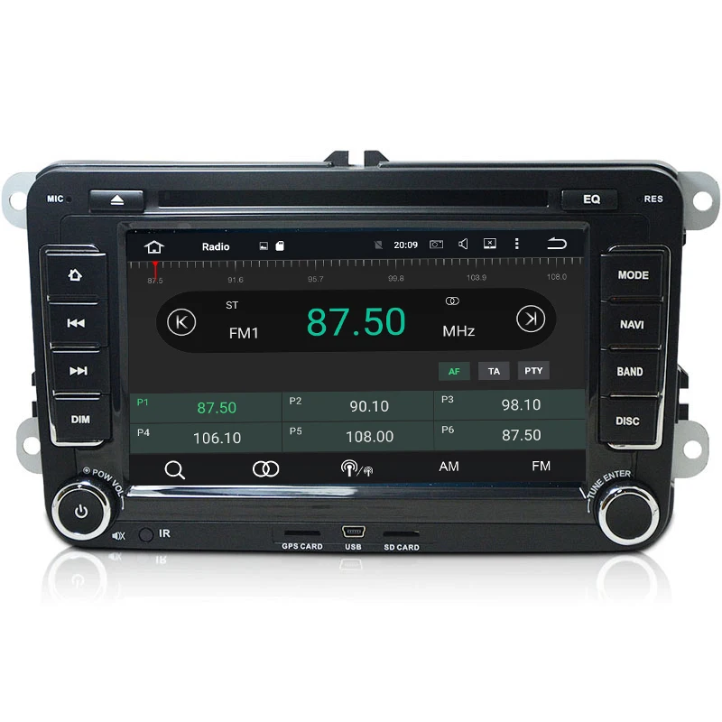 Best Android 9.0 octa core Car DVD GPS For VOLKSWAGEN skoda POLO GOLF PASSAT CC TIGUAN TOURAN Bora Caddy transporter radio navigation 3