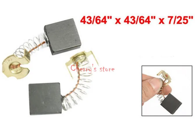 

40 шт. 17 мм x 17 мм x 7 мм Сменные Углеродные щетки для электроинструмента