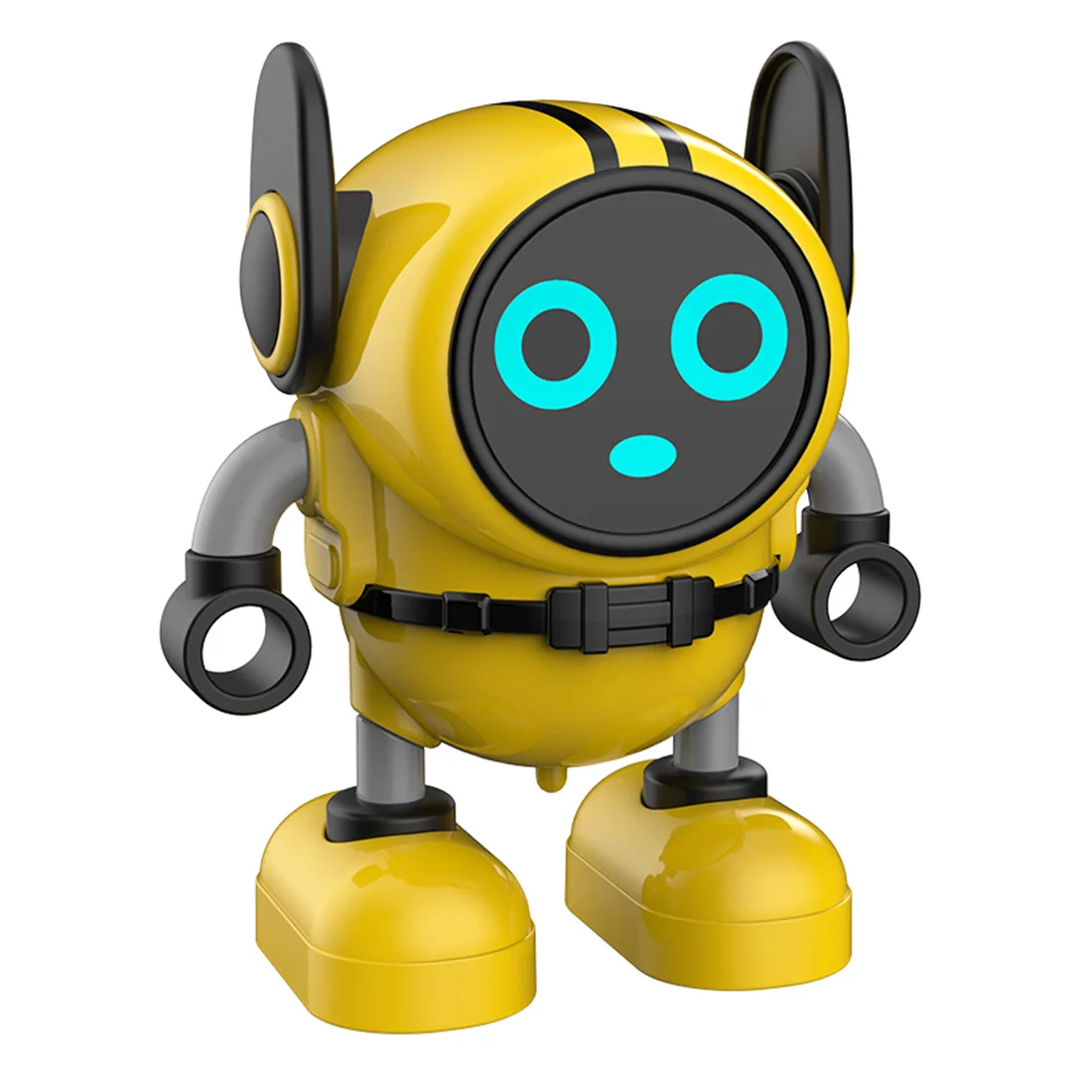 Обучение маленьких детей гироскоп робот несколько геймплей робот DIY инерционный робот-Паззл игрушка-синий