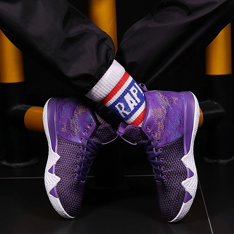 purple jordan basketball shoes