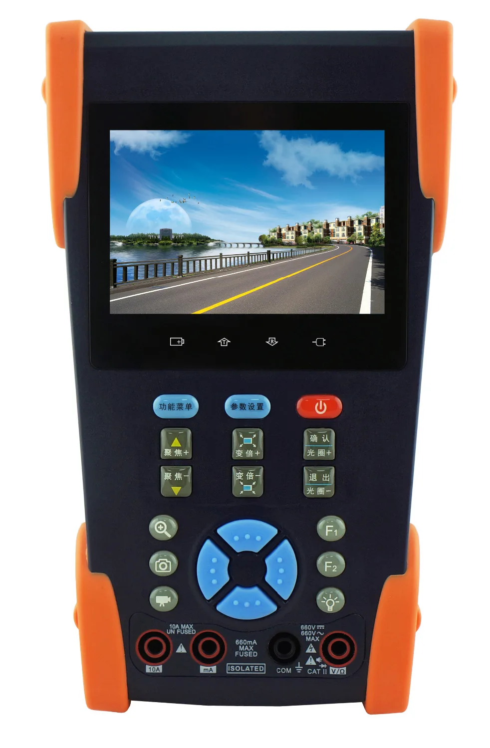 3.5 inch HD SDI tester CCTV tester monitor analog SDI IP camera testing onvif 1080p PTZ control POE test 12V output