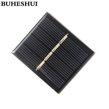 

BUHESHUI Mini 0.36W 2V Solar Cell Polycrystalline Solar Panel DIY Solar System Charger Epoxy 42.5*48.5*2.4MM Wholesale 240pcs