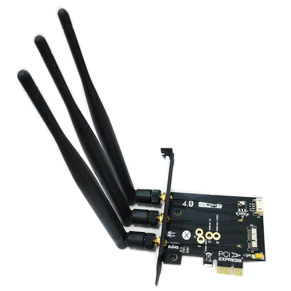 

BCM943602CS WiFi + Bluetooth 4.0 Card to PCI-E x1 Adapter for Hackintosh Mac