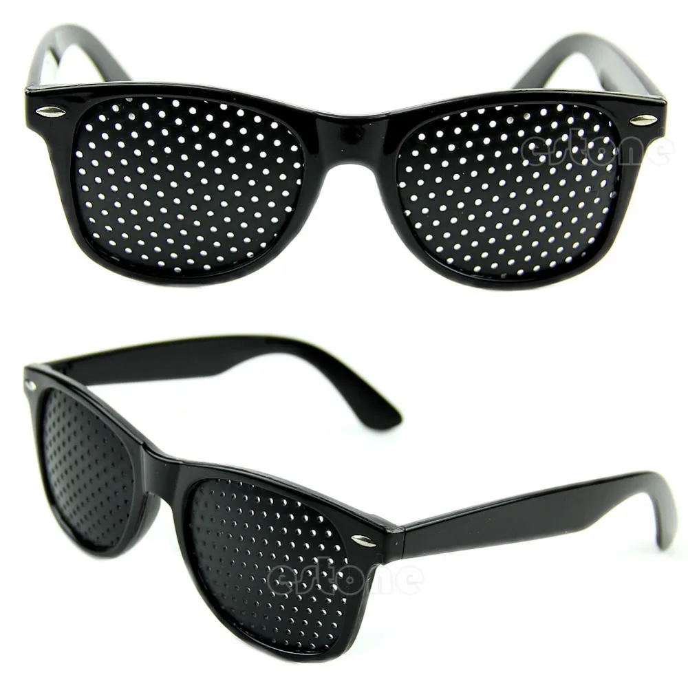 Anti fatigue Black Unisex Vision Care Eyeglasses Glasses Eye Exercise