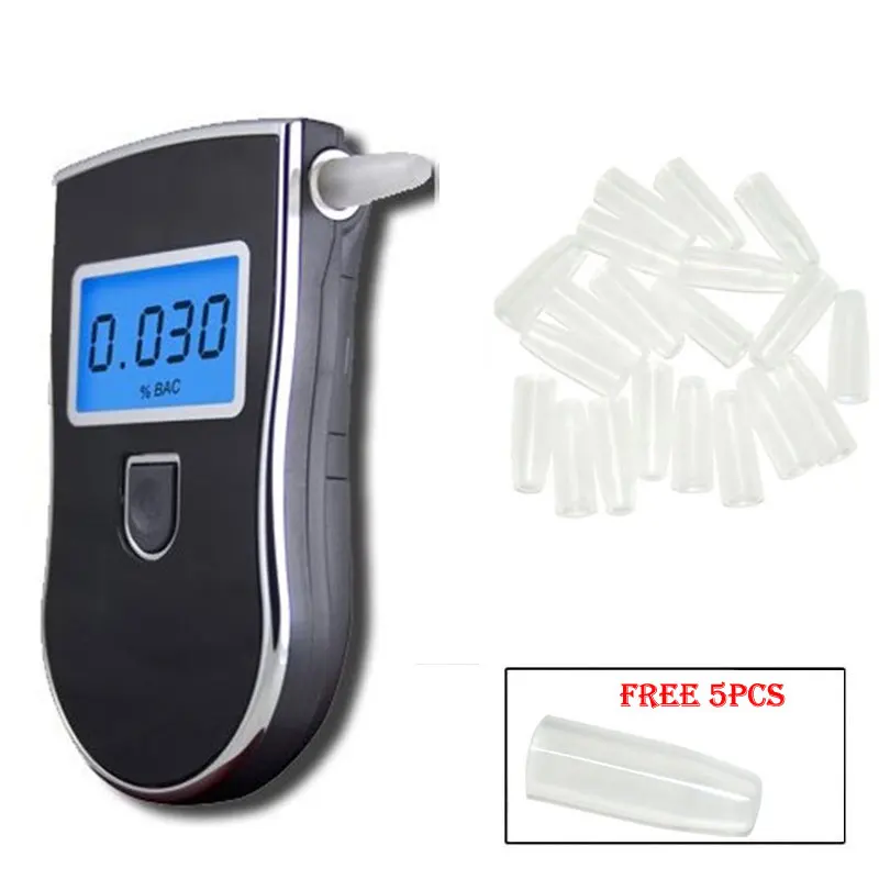 

Factory Outlets Professional Digital Breath Alcohol Tester LCD Alcohol Breath Analyzer Breathalyzer Freesp+10pcs Mouthpieces
