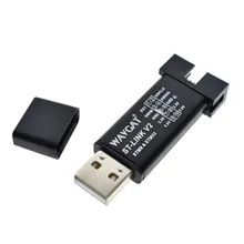 ST-Link V2 stlink mini STM8STM32 STLINK симулятор скачать Программирование с крышкой