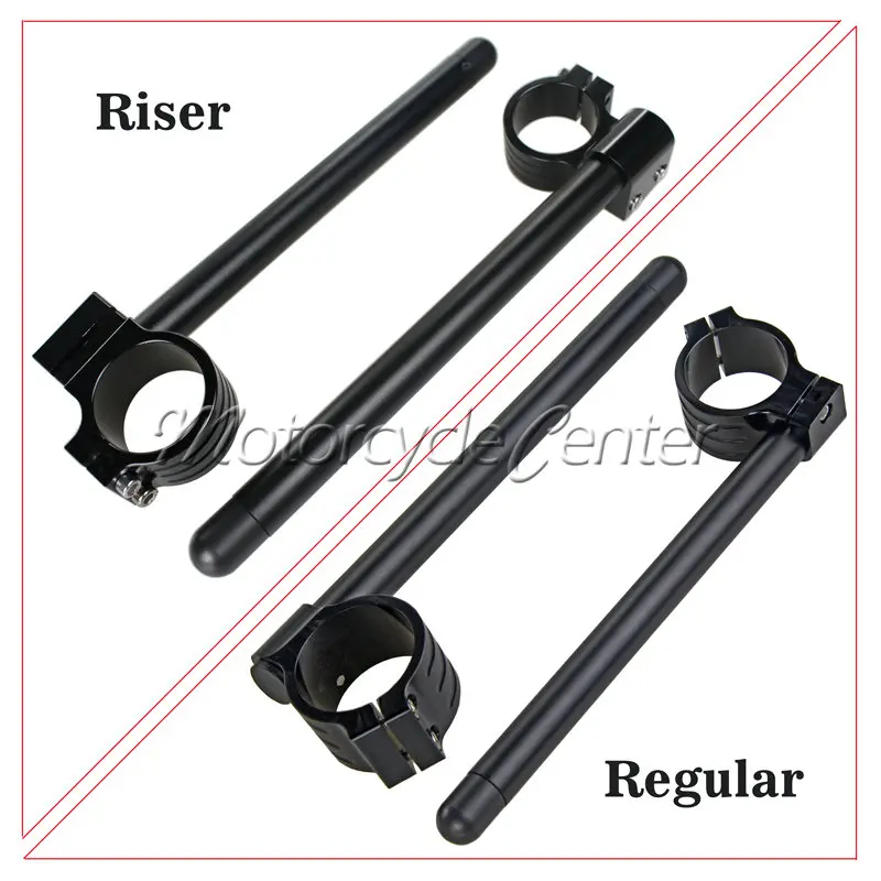 

50mm Clip Ons Riser Regular Clip-on Fork Tube Racing CNC Handlebars For Ducati Monster 750SS 900SS 750 900 SS Black