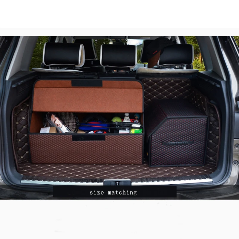 car trunk organizer storage box for Benz Ford toyota car boot foldable