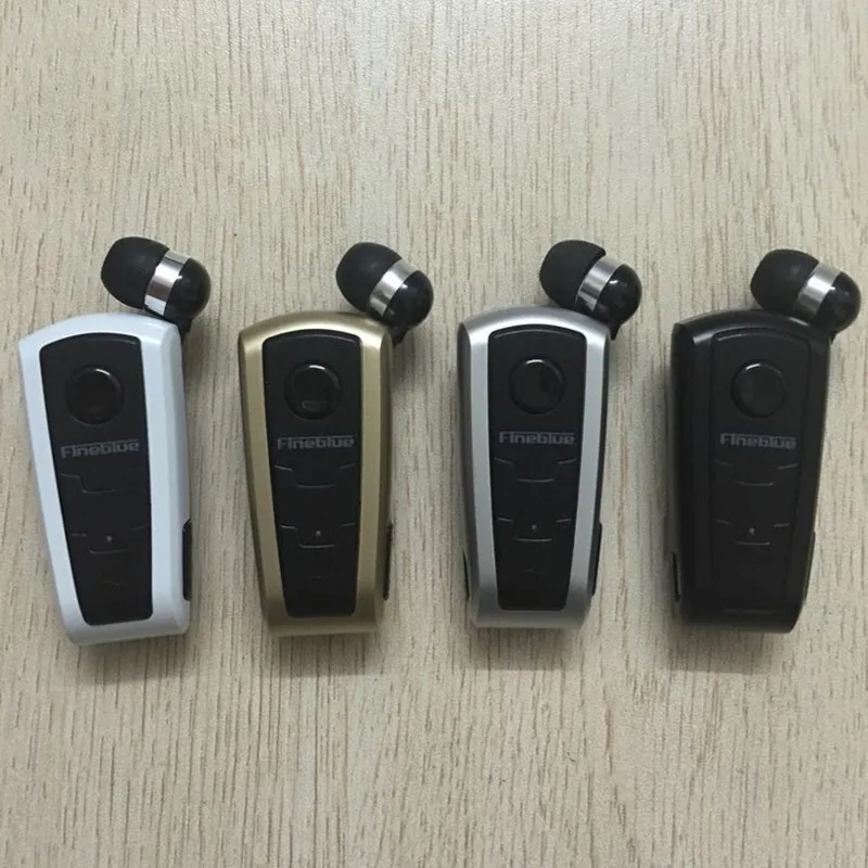 FineBlue F910 Wireless Bluetooth Earphone Auriculares Retractable Remind Vibration Alert Wear Clip Hands Free Driver Earphones 14