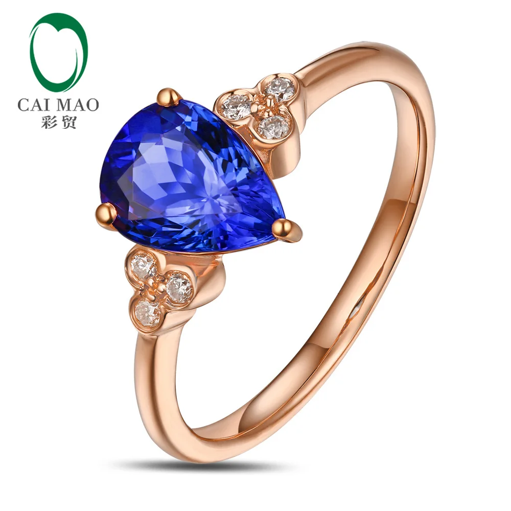 Кольцо с натуральным камнем из танзанита карата|natural diamond|gemstone jewelrygold natural |