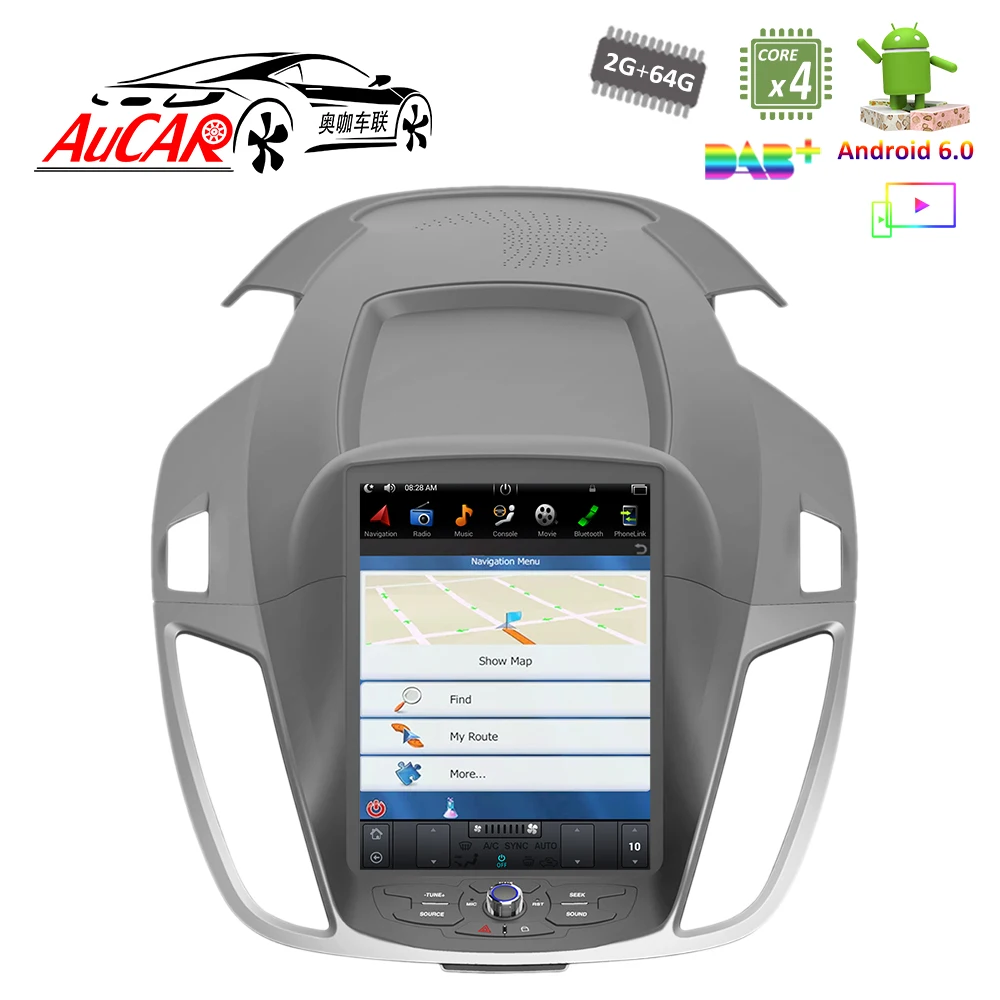 Discount Android 8.1 Tesla Style 10.4" GPS Navigation system for Ford Kuga Escape 2013 - 2017 car radio 2 din cassette player multimedia 4 Discount Android 8.1 Tesla Style 10.4" GPS Navigation system for Ford Kuga Escape 2013 - 2017 car radio 2 din cassette player multimedia 4