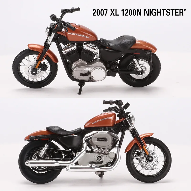 Maisto 1:18 Модель мотоцикла велосипед игрушка для Harley street 750 1980 FLT Тур Glide Road king специальный 1999 FLHR ROAD KING - Цвет: 2007 NIGHTSTER