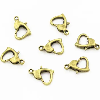 

10mm Love lobster clasp Connect buckle DIY Jewelry Findings Wholesale RX1020 30 PCS