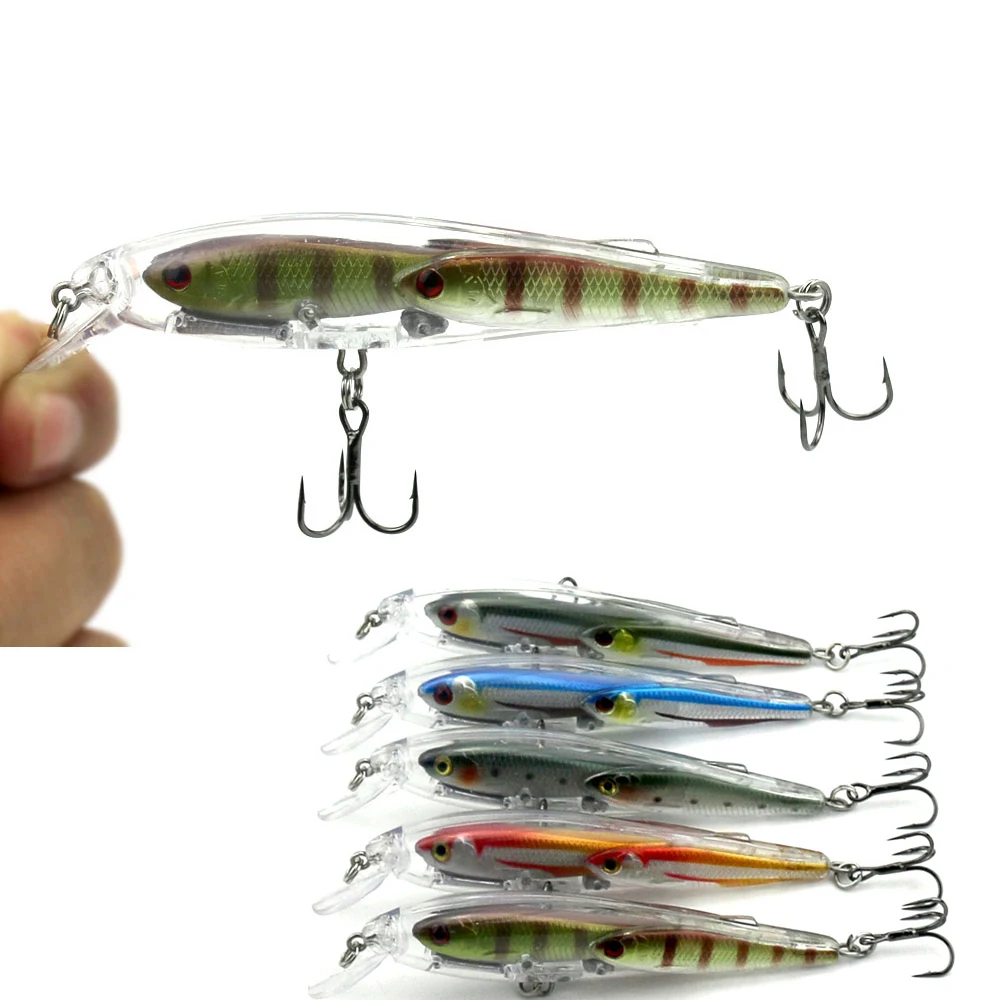 

Hengjia 1pcs 10.5cm 11g Minnow Baitball Jerkbait Live Target Life-Like lure Fishing Hard Lure Group MI092