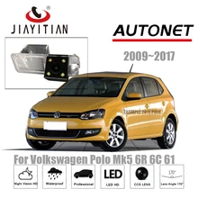 JiaYiTian câmara de visão traseira Para VW Polo 5 ~ 2009 2017 mk5 6R 6C Hatchback CCD Night Vision camera Reverso da placa de licença câmera