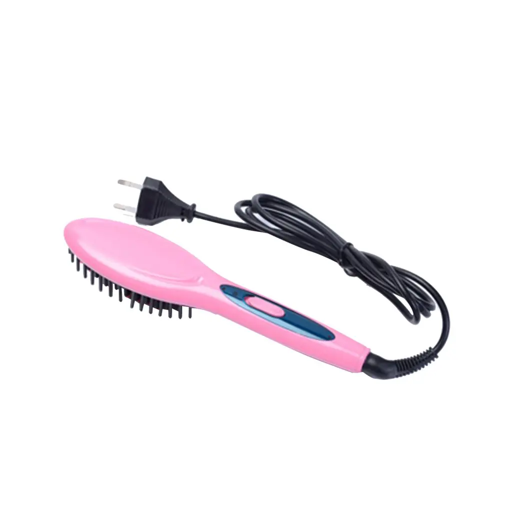 Household Straight Hair Comb Straight Hair Artifact Portable Electric Splint Ceramic Hairdressing Tool No Damage