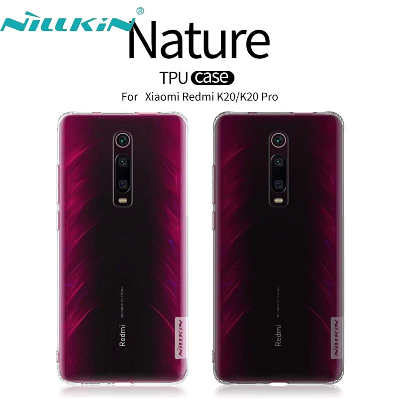 

sFor Xiaomi Mi 9T Redmi K20 Case Nillkin Nature Transparent Clear Soft Silicon TPU Phone Back Cover for Redmi K20 Pro Cover