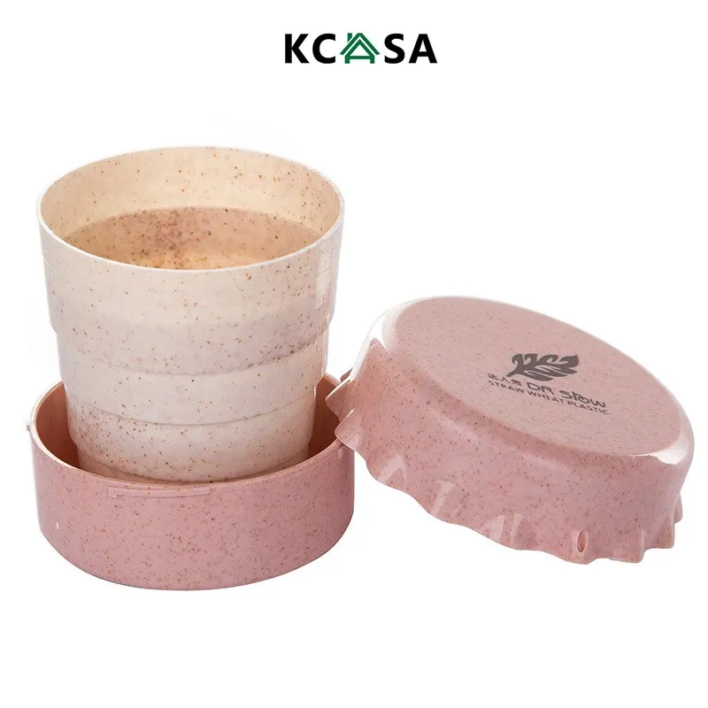 

KCASA 1Pc 130 ML Organic Wheat Water Tea Cup Portable Magic Wheat Smell Coffee Mug Travel Outdoor Milk Cups Drinkware Gift