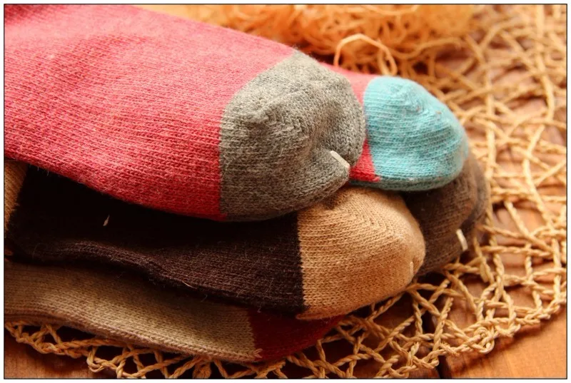 Cody Сталь разноцветные Для женщин Носки для девочек мода шерсть кролика Повседневное вязать Девушка Носки для девочек Теплые Зимние Для