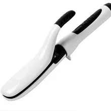 Новое поступление выпрямитель для волос плоский Утюг Плойка для волос жезловидная щипцы для завивки белый цвет с ЖК-цифровым дисплеем GMR174