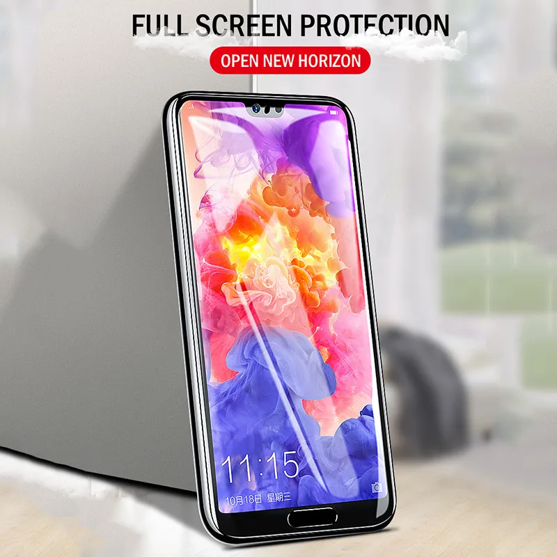 6D полное покрытие для huawei Honor 7X 8X защита экрана на Защитное стекло для huawei P20 Pro mate 10 20 Honor 9 Lite Nova 3 3i