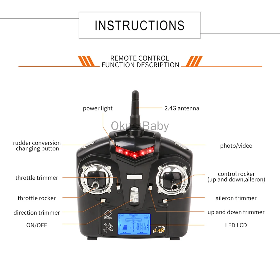 Абсолютно 2,4G 3Ch RC самолет с фиксированным крылом самолет наружные игрушки Дрон для подарков