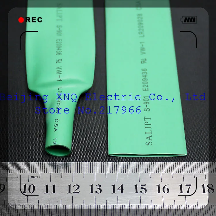 22mm green heat shrink tubing heat shrink tubing heat shrinkable tube