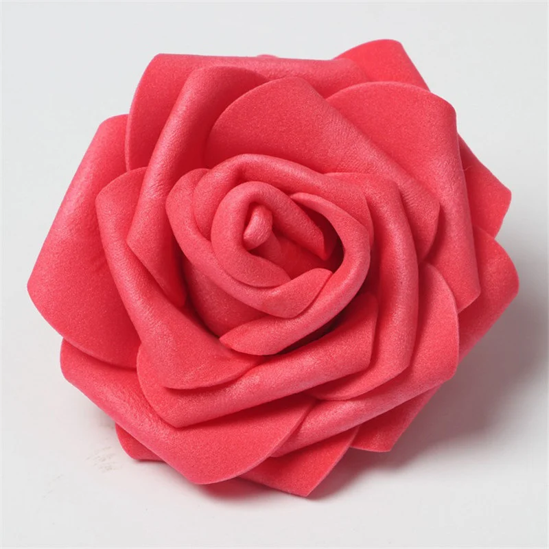 30Pcs/lot 8cm PE Foam Rose Artificial Flower Heads For DIY Wreaths Wedding Party Decoration Home Garden Decorative Supplies 85z 30Pcs/lot 8cm PE Foam Rose Artificial Flower Heads For DIY Wreaths Wedding Party Decoration Home Garden Decorative Supplies 85z