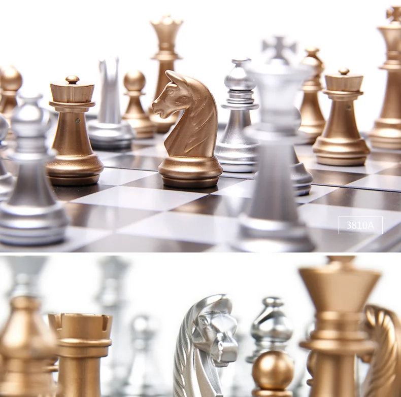 Горячая 3 различных размера магнитные международные шахматы набор складные столешница 36x31 см король 7,2 см