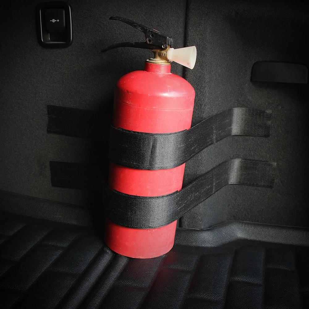 

4pcs/set Car Trunk to receive store content bag storage network for Skoda Fabia Rapid Superb Yeti Fire extinguisher Car styling