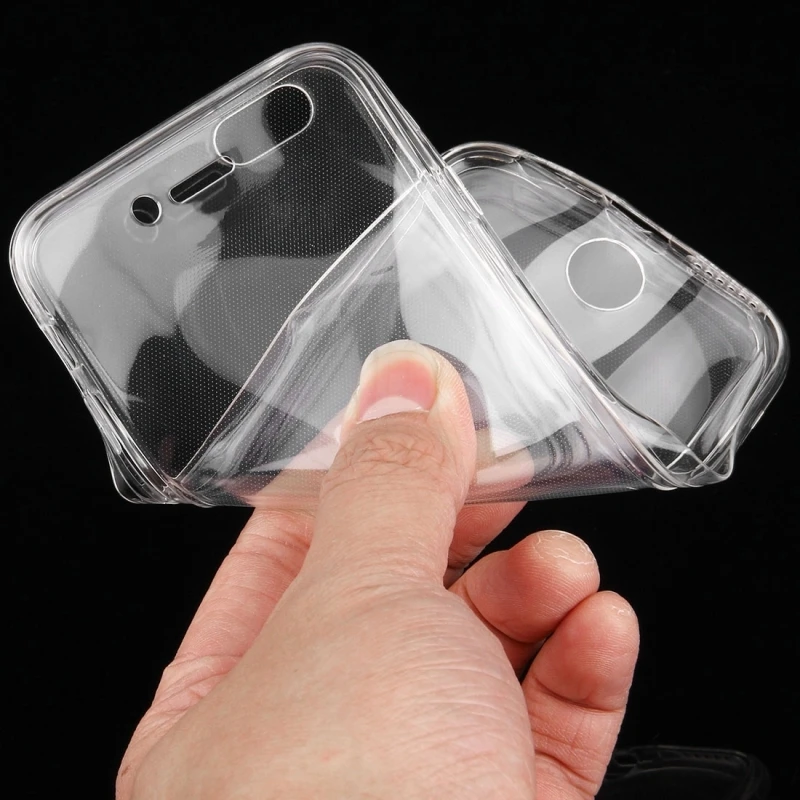 Чехол для Apple iPhone 6 прозрачный силиконовый гибкий двухсторонний чехол из ТПУ 6s