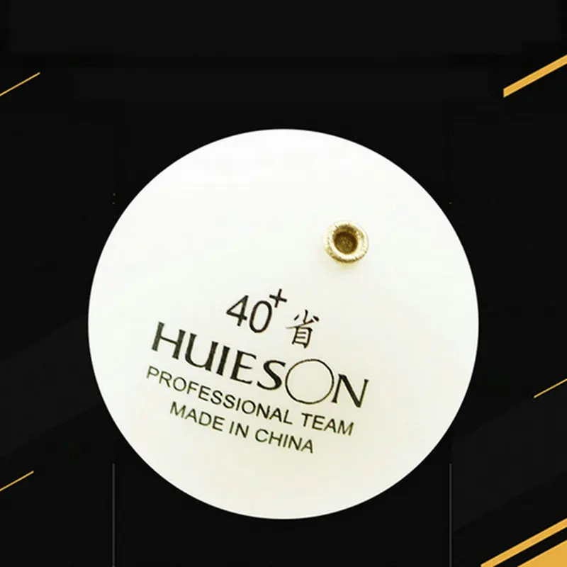 1x Huieson المهنية تنس طاولة ثابتة الكرة مع البرونزية ثقوب ل تنس طاولة التمسيد التدريب روبوت الغيار كرة بينغ بونغ 1x Huieson المهنية تنس طاولة ثابتة الكرة مع البرونزية ثقوب ل تنس طاولة التمسيد التدريب روبوت الغيار كرة بينغ بونغ