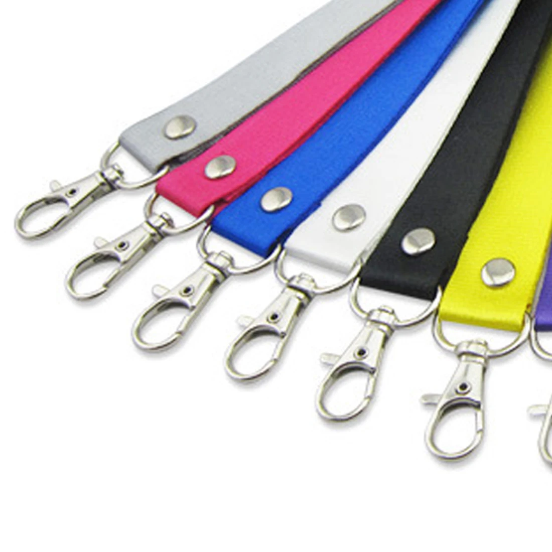 5 шт цвет случайный шейный ремень ремешки для ключей ID карта тренажерный зал Мобильный телефон ремни USB бейдж держатель DIY Висячие веревки шнурок