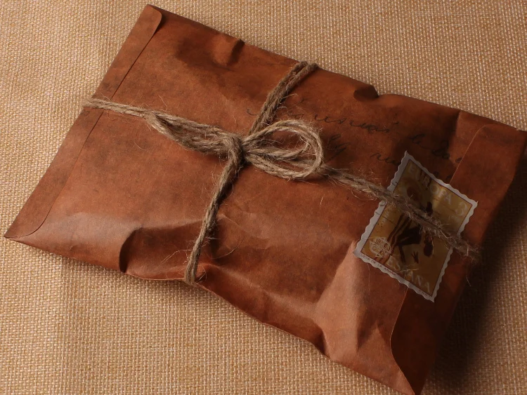 Конверт из крафт бумаги в стиле ретро 10 цветов|kraft paper envelope|paper envelopesobre papel |