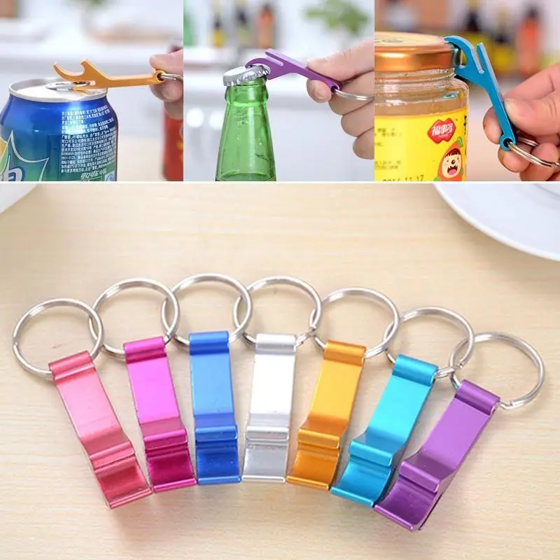 Beauty Lady Ruler Shaped Bottle Opener Keychain Zinc Alloy Beer Bottle Opener Women Men Key Ring Unique Creative Gift