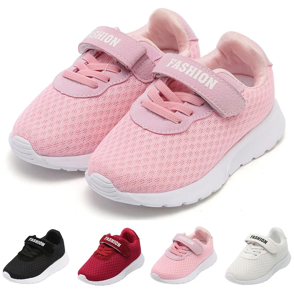 Kid Baby Boys Girls Letter Sport Running Breathable Mesh Sneaker Casual Shoes | Детская одежда и обувь