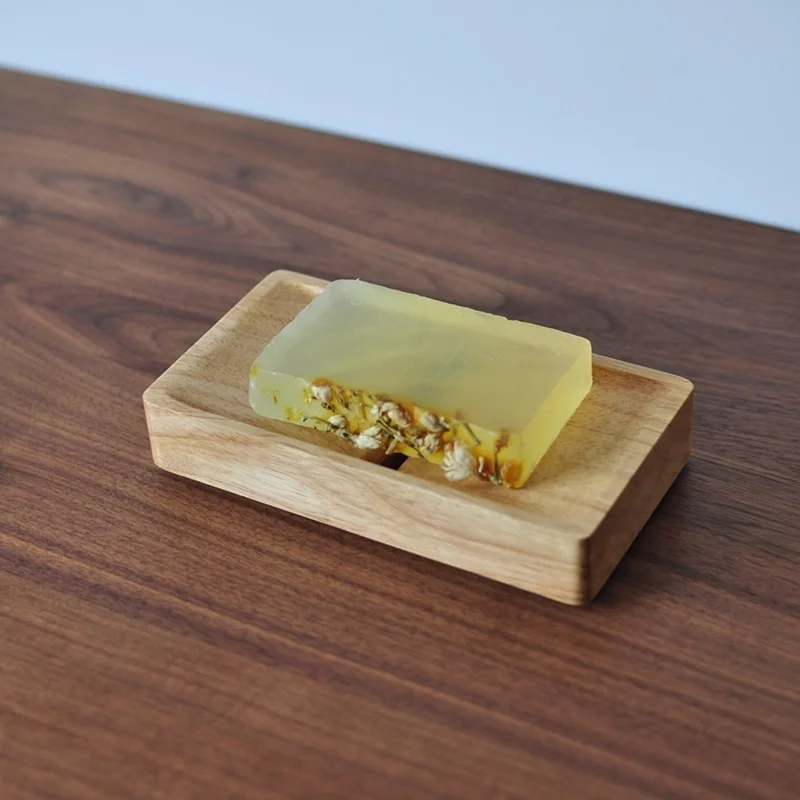 

Solid wood soap dish Japanese bathroom drain creative soap dish lo1016506