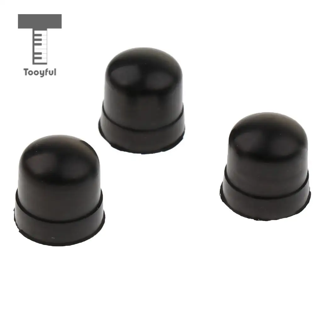 Tooyful 20pcs Trombone Slide Bow Rubber End Tip Bumper for Trombone Repair Accessories