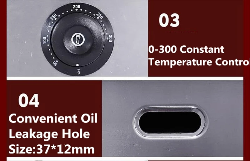 110 V/220 V коммерческий Электрический гриль с контролем температуры удобный для работы из нержавеющей стали электрическая сковорода плоская пластина