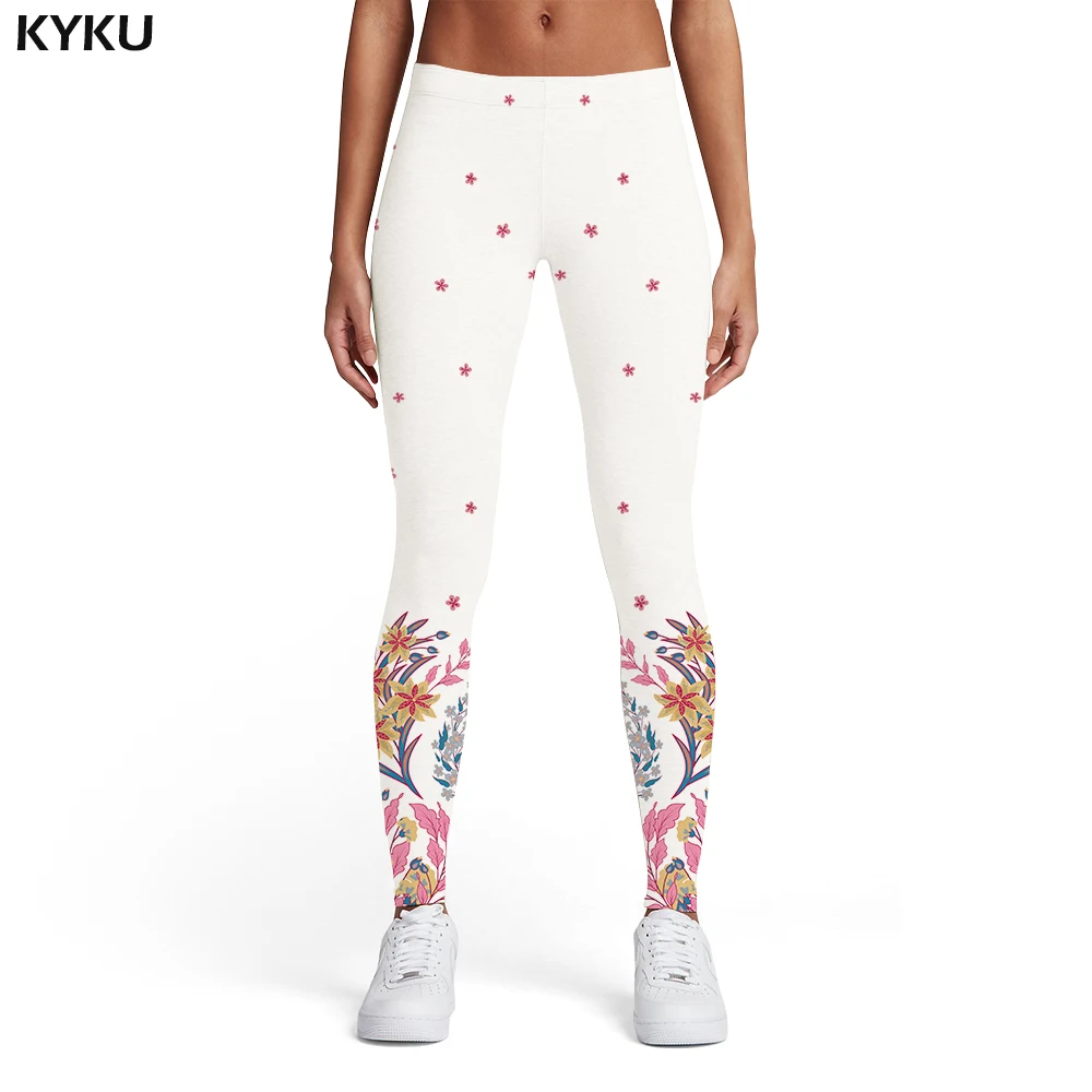 Бренд KYKU, леггинсы с рисунком единорога, женские спортивные штаны с животными, цветные леггинсы, штаны с рисунком, женские леггинсы