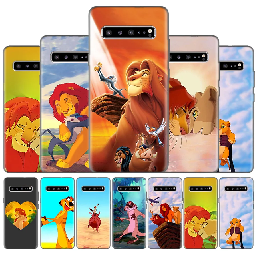 

Silicone Phone Case Cover For Samsung Galaxy S10 S10e 5G S9 S8 J8 J6 J4 Plus 2018 M40 M30 M20 M10 Fundas Hakuna Matata Lion King