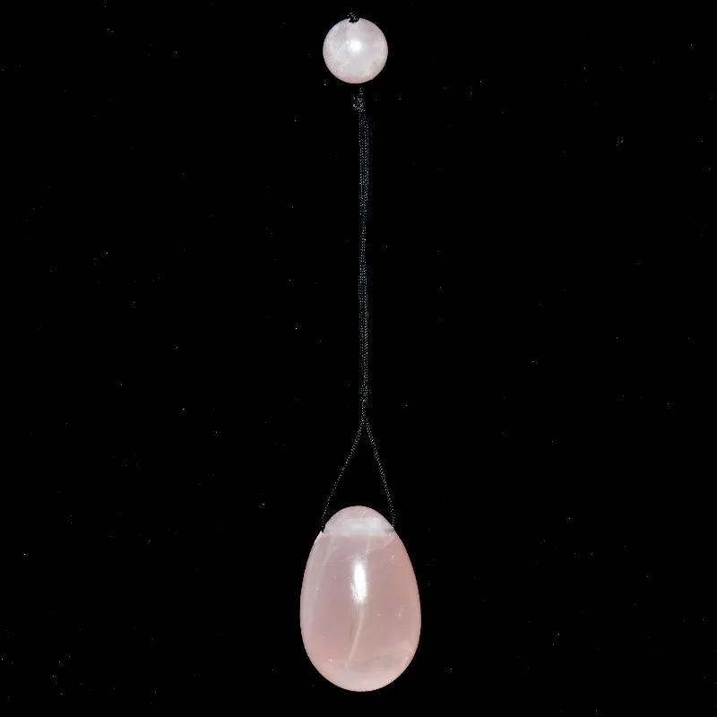 HIMABM 1 pack=10 pcs medium and 10 pcs large drilled natural Rose Quartz jade egg for Kegel Exercise HIMABM 1 pack=10 pcs medium and 10 pcs large drilled natural Rose Quartz jade egg for Kegel Exercise