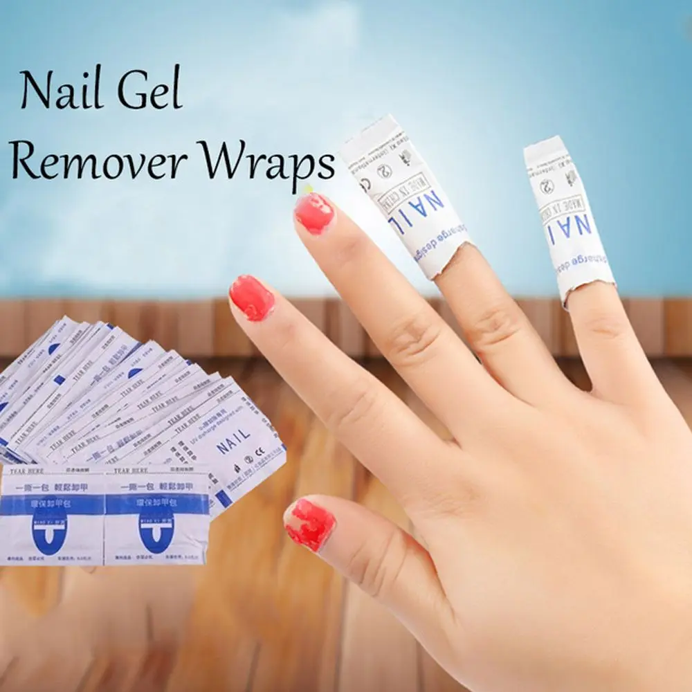 New 200pcs/box Nail Art Cleaner Acetone Sponge Nails Cleaning Removal