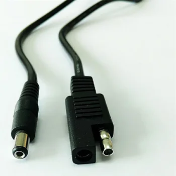 

1Meter SAE Connector to DC5.5*2.1 Jack 10A/2464/18AWG Copper Cord Extension Power Cable for Automobile Battery Car Refrigerator