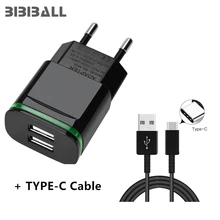 USB C 3,1 быстрая Зарядное устройство USB+ 5V 2.1A светодиодный адаптер для lenovo Yoga Tab 3 Plus 10,1 планшет Honor 9 V9 играть V10 V8 Honor 8 9 магия