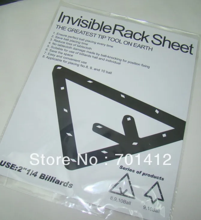 

4sets 24pcs /lot magic rack sheet invisable ball rack free shipping