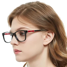 Модные прозрачные оправы для очков для женщин радиационной защиты анти синий свет черный зрелище рамки очки ботаника Маре AZZURO OC7064