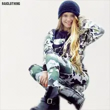 Normal business Ladies Hoodie Fashion Personality Camo Skull Print Shirt Leggings Womens Pants Runway Clothes Tracksuit Women