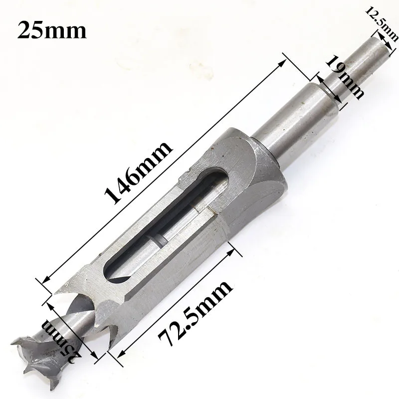 6-20 мм для обработки дерева квадратные отверстия сверло полое квадратное Отверстие пила сверло долбежное сверло деревообрабатывающий инструмент