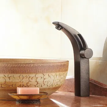 

Classic Antique Brass Deck Mounted Basin Faucet 9808G